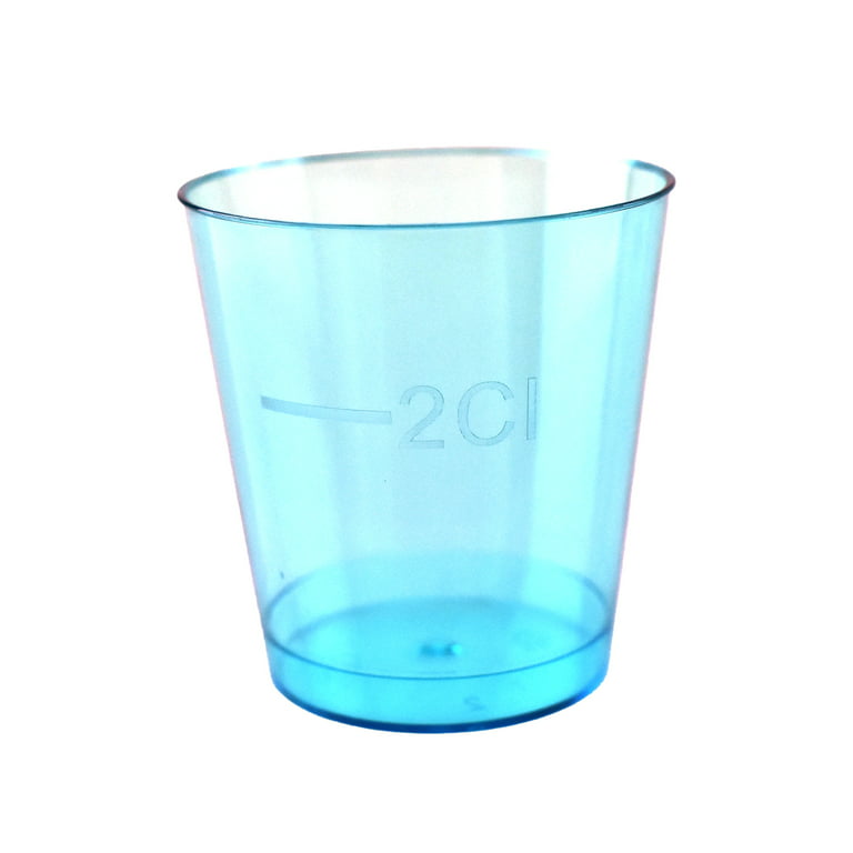 Kitcheniva Disposable Plastic Shot Glasses 2 oz - 120 Count, 120