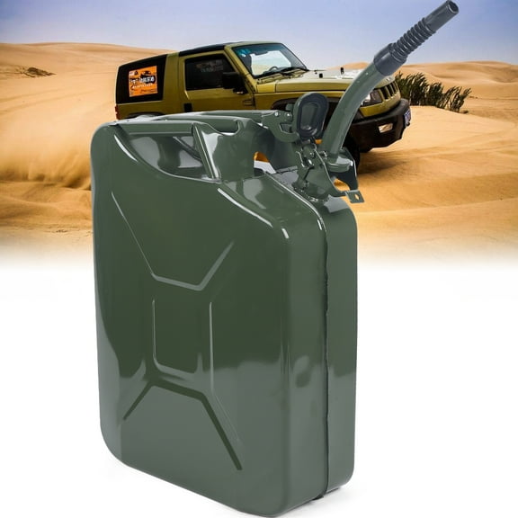 Durable 20L Diesel Fuel Can with Anti-Leakage Protection, Self-Locking Lid, Compact Steel Design for Safe Storage and Easy Transport