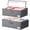 2 Pcs-L, variant on Under Bed Storage with Wheels, WLRETMCI 2Pack Expandable Large Under Bed Storage Containers, Rolling Under Bed Shoe Storage Drawer for Clothes,Bedding