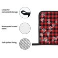 thumbnail image 4 of Sikiie Red Buffalo Plaid Oven Mitts and Pot Holders, Silicone Oven Gloves, Heat Resistant Oven Mitts 4Pcs Set, 4 of 6