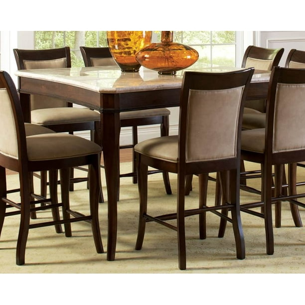 Mille Counter Height Dining Table Com Mille Counter Height Dining Table, Bar Height Marble Top Dining Table