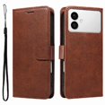 thumbnail image 2 of Wallet Case for Samsung Galaxy S26 Edge Flip Cover with Card Slots, Magnetic Stand & Strap Brown, 2 of 7