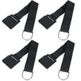 thumbnail image 1 of GOOHOCHY 1 bolsa/4 piezas de correa antideslizante para violonchelo, soporte de anclaje para pasador de bajo, soporte de tope para pasador de extremo, placa antideslizante para violonchelo (negro), 1 of 7