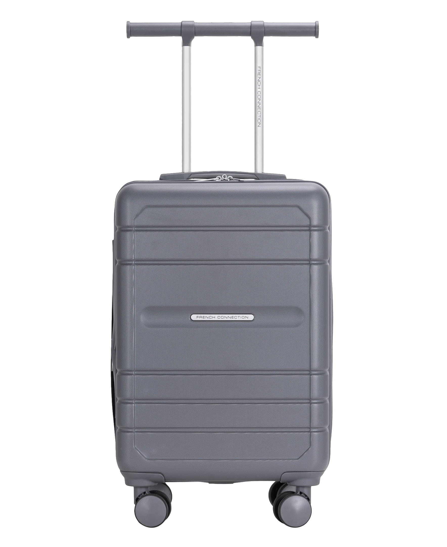 French Connection 22 inch Expandable Rolling Carry-on Luggage, Quiet Shade