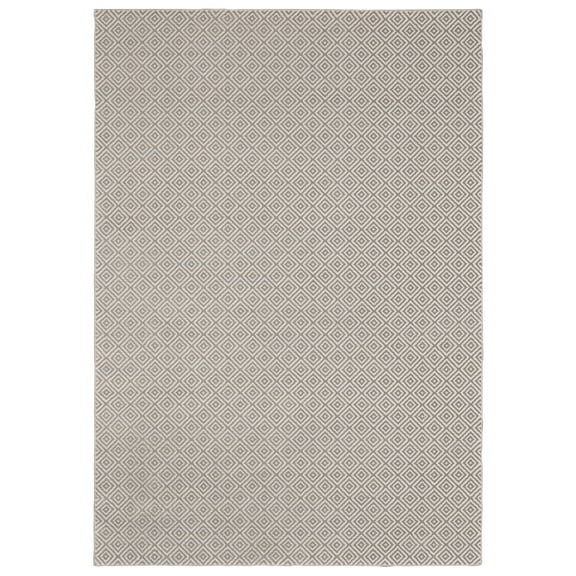 Moretti Bartak Area Rug 525B1 Casual Grey Rows Single Color 7' 10" x 10' 10" Rectangle