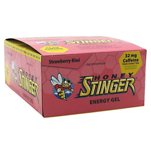 Honey Stinger Organic Energy Gel, Strawberry Kiwi, 24 Ct