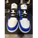 thumbnail image 2 of N I-K-E A i r-Jor-dan 1 Low Game Royal White 553560-124 GS Sizes, 2 of 6