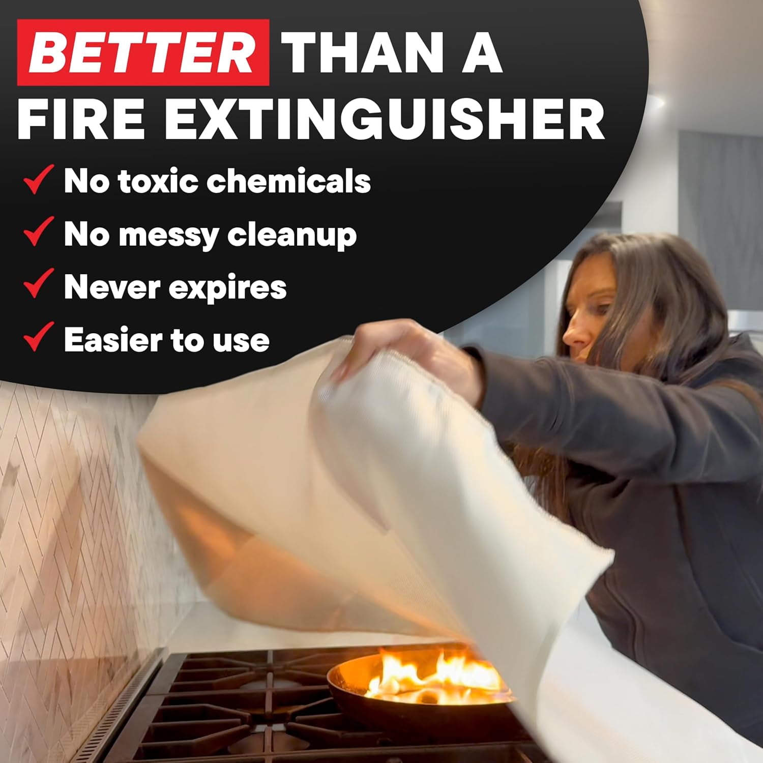 America Fire Blanket, Single Pack