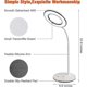 thumbnail image 5 of Miady Led Desk Lamp 6w 48 Leds Table Lighting, 3 Color Temperatures X 4 Brightness Modes, Eye-caring, Dimmable Office Gooseneck Lamp With Adapter, Sen, 5 of 5
