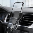 thumbnail image 3 of Black Car Vent Phone Mount Universal Air Vent Clip Holder For Cell Phone Navigation Dashboard Bracket, 3 of 7