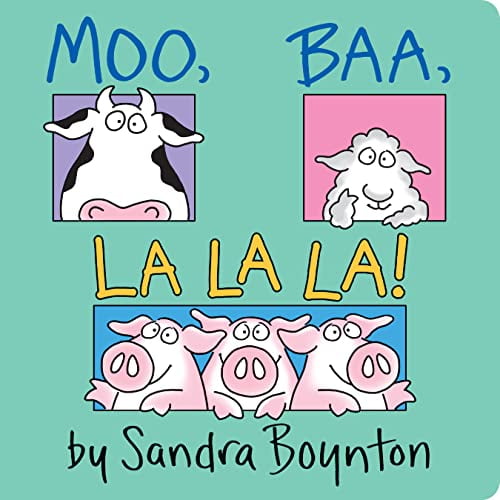 Pre-Owned Moo, Baa, La La La!: Oversized Lap Board Book (Unknown) 0689870272 9780689870279