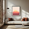 thumbnail image 2 of Abstract sunrise - Illustration Black Framed Wall Art Print 16 x 20 inches, 2 of 4