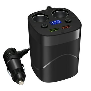 Dual Cigarette Lighter Plug Splitter, VGAutolife 200W 12V Power