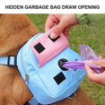 thumbnail image 4 of Dog Backpack Harness Dog Poop Bag Dispenser Pet Self Carrier Adjustable Travel, 4 of 5