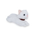 thumbnail image 3 of Gatito De Peluche Acostado Con Correa Ojos Brillosos, 3 of 5