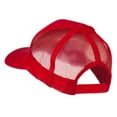 thumbnail image 3 of Hawaii State Flower with Aloha Embroidered Trucker Cap - Red OSFM, 3 of 5