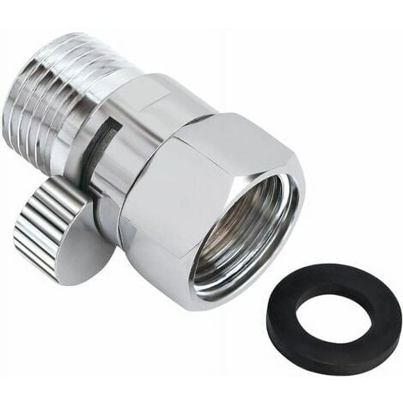 PinesC Shower Head Shut Off Valve Flow Control Brass Flow Shut Off Valve Universal Replacement Part