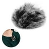 Clip-on Lavalier Microphone Windscreen Furry Windshield Mic Muff Compatible with Boya M1 and Other Most Microphones