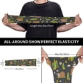 thumbnail image 4 of Balery Funny Sloths In The Forest Cooling Arm Sleeves for Men & Women – Breathable, Moisture-Wicking Arm Sleeves for Women, Men & Kids, 4 of 8