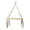 White, variant on SLYNSHome Macrame Wall Hanging Shelf,Rustic Wood Floating Storage Shelf White Indoor Pot Holder Rope Display Shelving Plant Hanger for Wall Decor