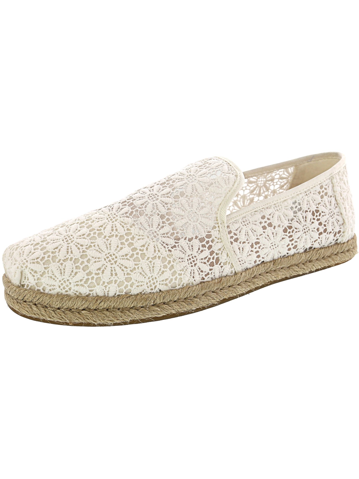 Toms Women's Deconstructed Alpargata  black floral lace women's deconstructed alpargatas