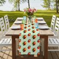 thumbnail image 4 of Table Runners 90 Inches Long Dress Scarves, Cute Ladybugs Farmhouse Coffee/Dining/Kitchen Table Runner for Living Room, Spring Botanical Leaves Green 13x90 Inch, 4 of 9