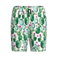 thumbnail image 6 of Daiia Cactus Plants Mens Woven Stretch Pajama Short,Short Pajama Pants-Small, 6 of 7