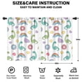thumbnail image 2 of Blackout Kids Curtains,Colorful Cartoon Dinosaurs Sweets Pattern Childrens Insulated Curtains Set Of 2,Bedroom Essentials,Toddler Room Decor 42"x54", 2 of 5