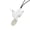 White, variant on Practical Water Resistant Cloth Keychains Fish Shell Patterns Bag Accessories Fashion Bag Ornament For Personal Style