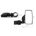 thumbnail image 3 of 1.5-2Inch Side Mirror Rearview Mirror for All-Terrain Vehicle UTV/ATV, 3 of 5