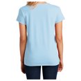 thumbnail image 2 of Yellow Rooster Women's Short Sleeve V-Neck Re-T-Shirts Crystal Blue 2XL, 2 of 6
