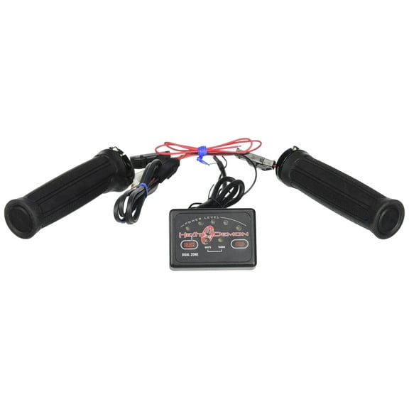 Heat Demon 215047 ATV Clamp-On Heated Grip Kit with Dual Zone Controller