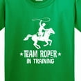 thumbnail image 4 of Inktastic Team Roper in Training Cowboy Youth T-Shirt, 4 of 5
