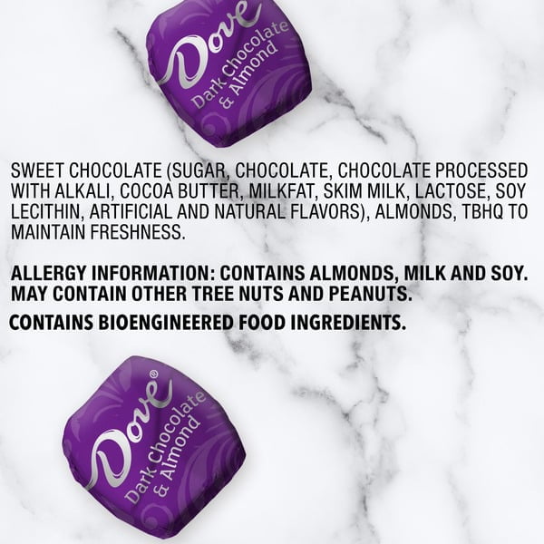 Dove PROMISES Dark Chocolate Almond Christmas Candy pack of 2