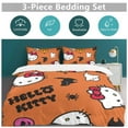 thumbnail image 5 of Hello Kitty 3-Piece Comforter Set for Bedroom, Hello Kitty Bedding Set for Kids Adults, Soft Microfiber Duvet Cover Set with Zipper Closure, 1 Duvet Cover + 2 Pillow Covers, 5 of 8