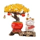 thumbnail image 2 of Figura de gato y de la , colección de decoración para el hogar, decoración de mesa resistente, escultura decorativa para sala de estar y Olla roja, 2 of 8