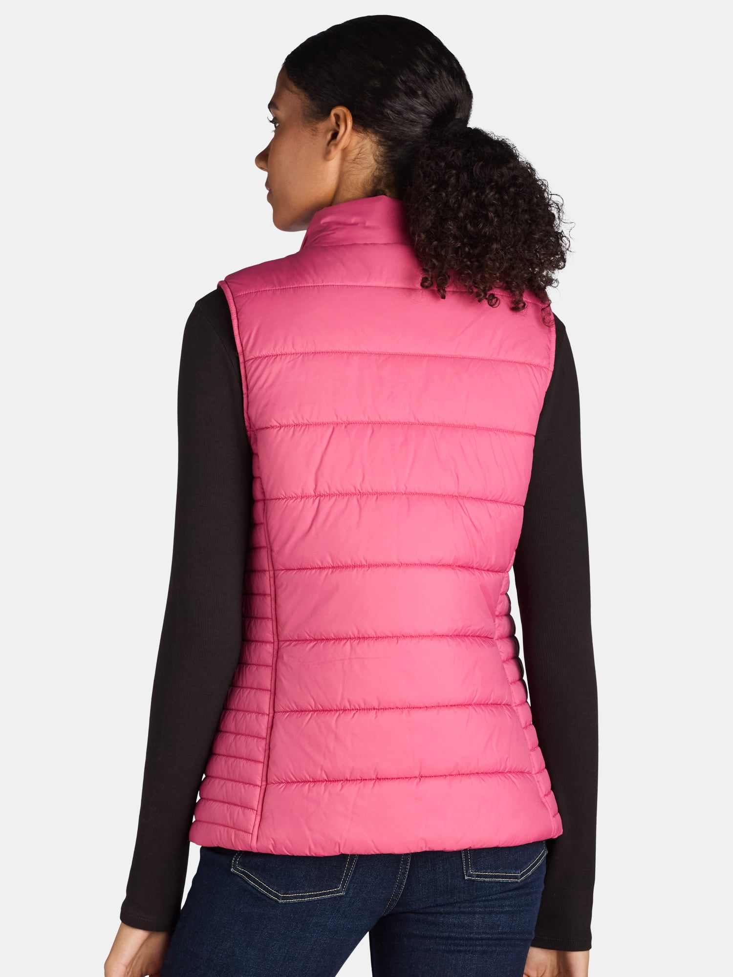 Time and Tru Women's and Women's Plus Core Puffer Vest, size XS - 3X