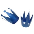 thumbnail image 1 of 6pcs Brillo Niños Princesa Príncipe Tiara Azul, 1 of 9