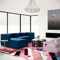 thumbnail image 2 of Callie Navy Velvet Sectional - LAF, 2 of 4