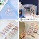 thumbnail image 4 of 6 páginas para libros de uñas, carpeta de plástico transparente A5 con 6 agujeros, impermeable, rectangular, organizador, exhibición, almacenamiento, inserto, hojas divisorias., 4 of 6