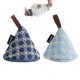 thumbnail image 1 of Heat Resistant Pot Holders for Kitchen, Mini Oven Mitts Set, Cotton Potholders for Cooking and Baking (Light Blue/Dark Blue), 1 of 5