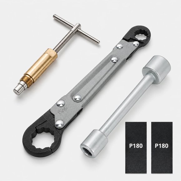 Kit de Llave de Ángulo Holdly con Extractor de Manguito de Compresión 1/2"
