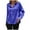 Blue, variant on Button Down Shirts for Women Long Sleeve Satin Silk Collared Shirts Dressy Casual Business Fall Blouses S-2XL