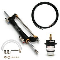 Winibo Stainless Steel Hydraulic Steering System for Outboard with 26 ft Hose