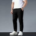 thumbnail image 4 of Cargo Pants for Men High Stretch Multi-Pockets Cargo Pant Breathable Lightweight Men's Chino Pants Casual Elastic Waist, 4 of 7