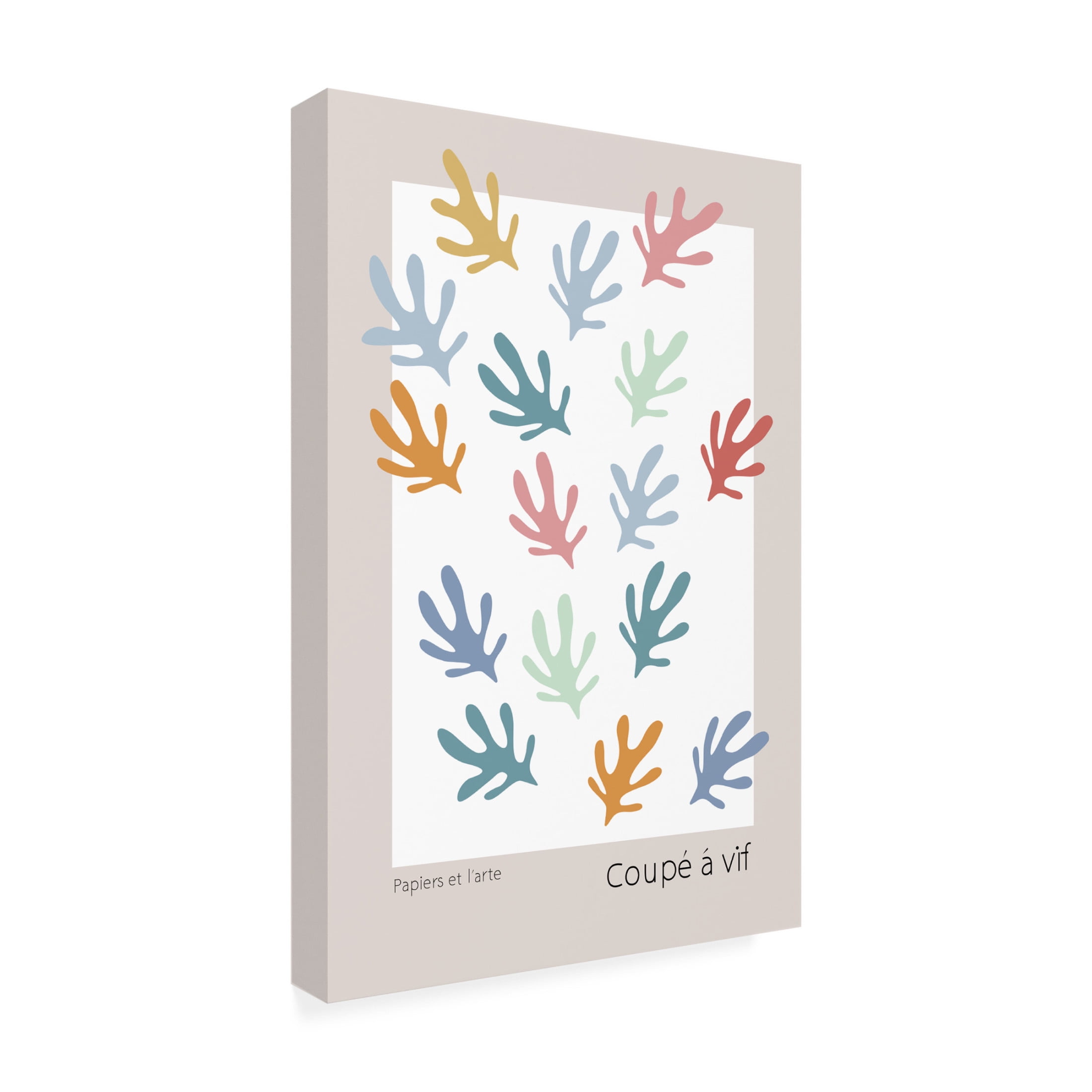 Canvas Wall Art - Pictufy Studio Ii 'Summer Cut Out' Wall Art for Living Room, Bedroom, or Office Décor by Trademark Fine Art - 22 x 32 Inches