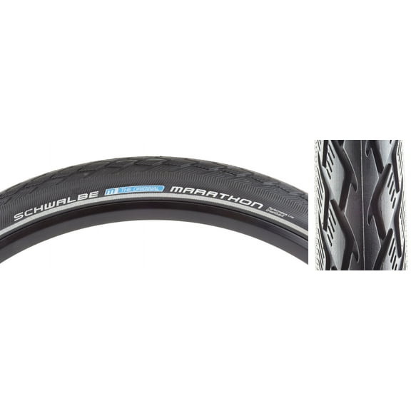 Schwalbe Marathon HS 420 GreenGuard Mountain Bicycle Tire - Wire Bead (700 x 32)