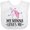 AA-White, variant on Inktastic My Nonna Loves Me Unicorn Girls Baby Bib
