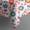 thumbnail image 4 of Pioneer Flower Floral Print Pattern Rectangle Tablecloth 60"x120", Waterproof Polyester Table Cloth, Wipeable Spillproof for Dining Camping Indoor Outdoor, 4 of 6