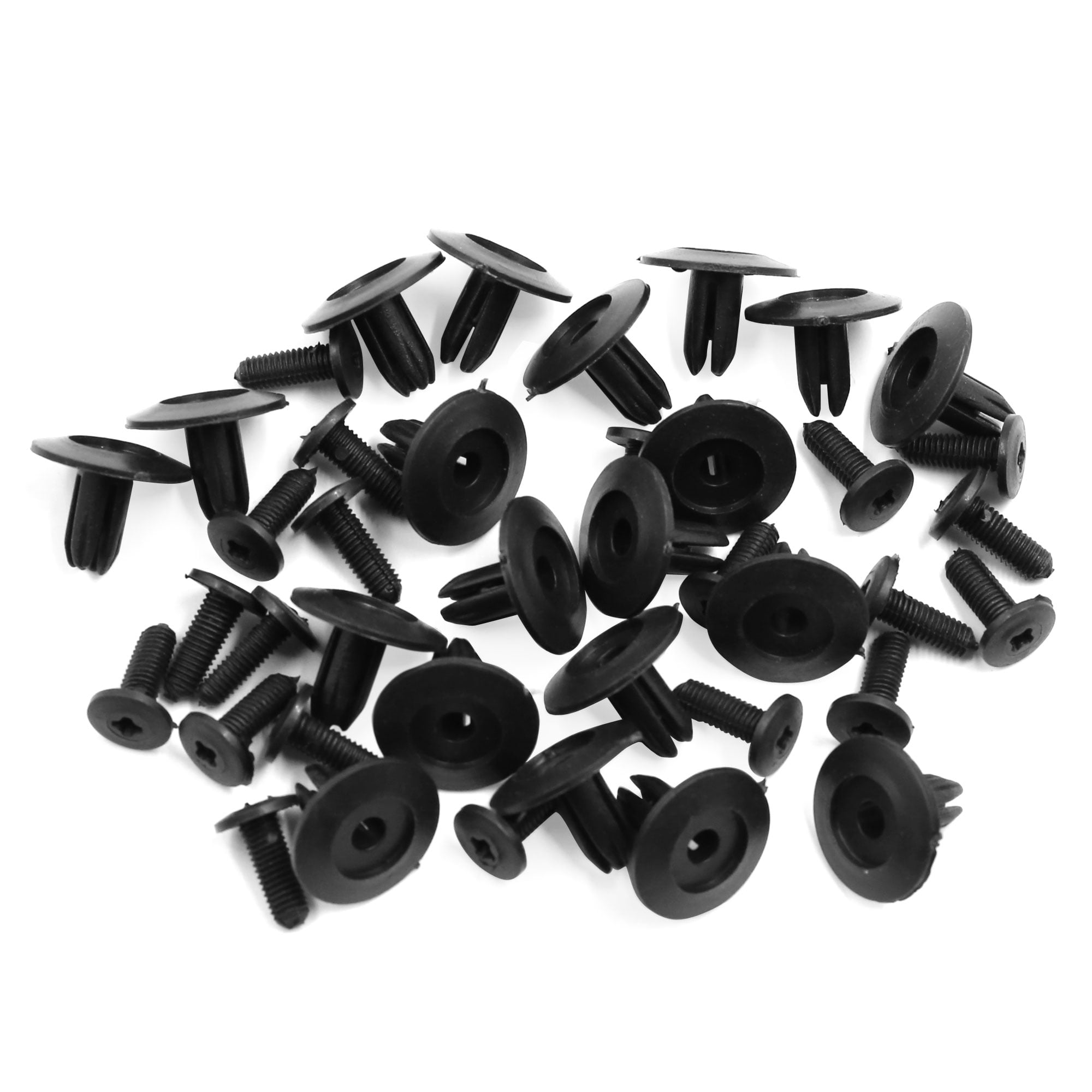 Car Mud Flaps Splash Guards with 20Pcs 6mm Fastener Rivet Clips Universal Set of 4 Car Mud Flaps Splash Guards with 20Pcs 6mm Fastener Rivet Clips Universal Set of 4